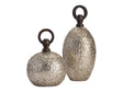 Tinsdale Silver Vases (Set of 2) by Crestview at Eve Furniture