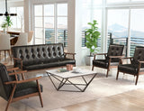 Tintern White & Antique Bronze Coffee Table by Zuomod at Eve Furniture