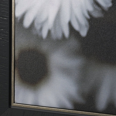Tiny Flowers 3 by Mareike Bohmer Hand-Embellished Textured Framed Canvas Art Print by Mercana at Eve Furniture
