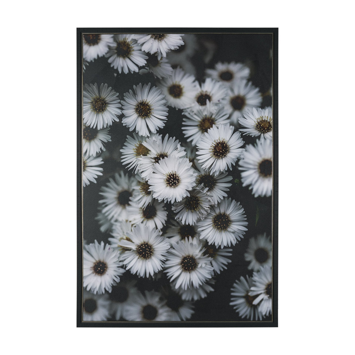 Tiny Flowers 3 by Mareike Bohmer Hand-Embellished Textured Framed Canvas Art Print by Mercana at Eve Furniture