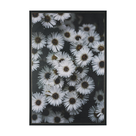Tiny Flowers 3 by Mareike Bohmer Hand-Embellished Textured Framed Canvas Art Print by Mercana at Eve Furniture