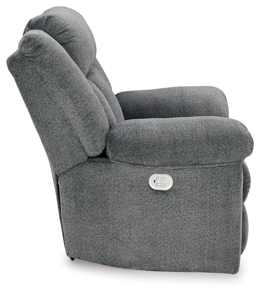 Tip-Off Slate Power Recliner