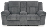 Tip-Off Slate Power Reclining Loveseat