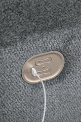 Tip-Off Slate Dual Power Reclining Loveseat by Ashley at Eve Furniture