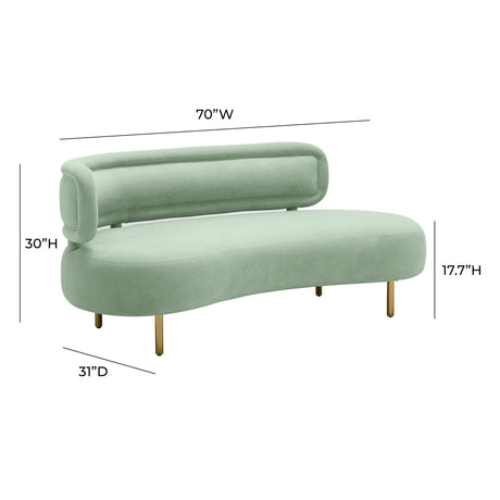 Tischa Upholstered Sofa by TOV Furniture at Eve Furniture