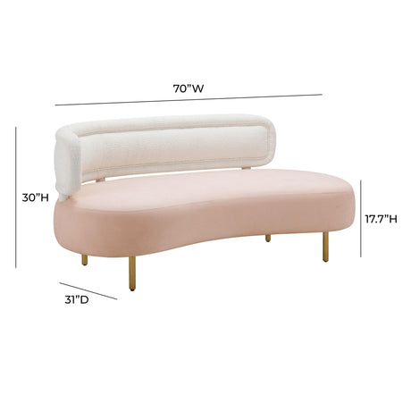 Tischa Upholstered Sofa by TOV Furniture at Eve Furniture