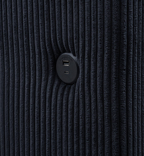 Tisdall Black Eastern King Flame Visualizer Wingback TV Bed by Coaster at Eve Furniture