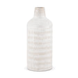 Tisha Large White W/ Terracotta Distressing Metal Vase by Mercana at Eve Furniture