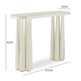 Titan 47" Glossy Console Table by TOV Furniture at Eve Furniture