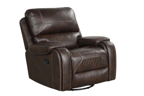 Titan Espresso Oversized 3-Piece Reclining Set by Happy Homes at Eve Furniture