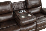Titan Espresso Oversized 3-Piece Reclining Set