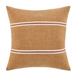 TL Pryce Chestnut Brown/ Terracotta 22x22 Throw Pillow (Set of 2) by Classic Home at Eve Furniture