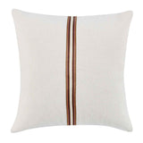 TL Ralph Ivory/Sangria Red Multiple Sizes Throw Pillow (Set of 2) by Classic Home at Eve Furniture