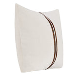 TL Ralph Ivory/Sangria Red Multiple Sizes Throw Pillow (Set of 2) by Classic Home at Eve Furniture