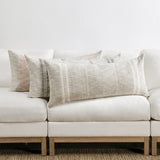TL Ria Natural/Ivory Multiple Sizes Throw Pillow by Classic Home at Eve Furniture