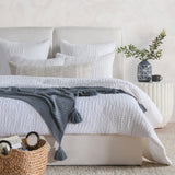 TL Ria Natural/Ivory Multiple Sizes Throw Pillow by Classic Home at Eve Furniture