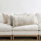 TL Ria Natural/Ivory Multiple Sizes Throw Pillow by Classic Home at Eve Furniture