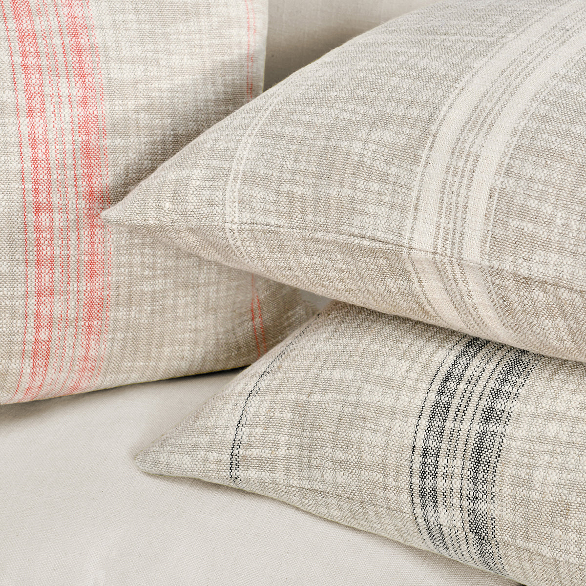 TL Ria Natural/Ivory Multiple Sizes Throw Pillow by Classic Home at Eve Furniture