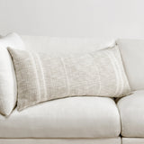 TL Ria Natural/Ivory Multiple Sizes Throw Pillow by Classic Home at Eve Furniture