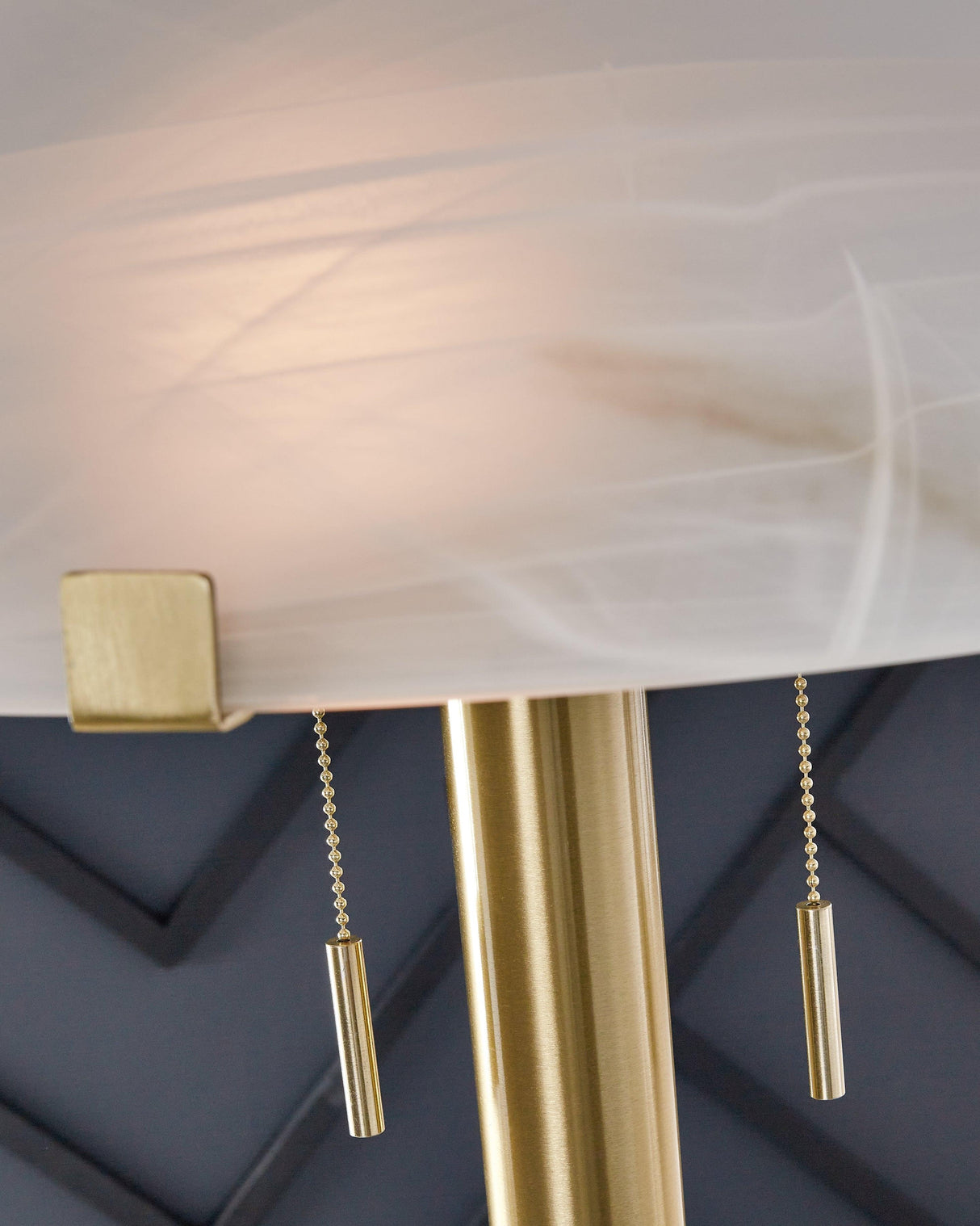Tobbinsen Brass Finish Floor Lamp by Ashley at Eve Furniture