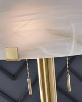 Tobbinsen Brass Finish Floor Lamp by Ashley at Eve Furniture