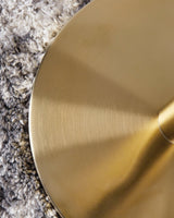 Tobbinsen Brass Finish Floor Lamp by Ashley at Eve Furniture