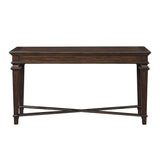 Tobias Espresso Sofa Table by Homelegance at Eve Furniture