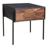 Tobin Side Table - Light Brown by Moe's Home at Eve Furniture