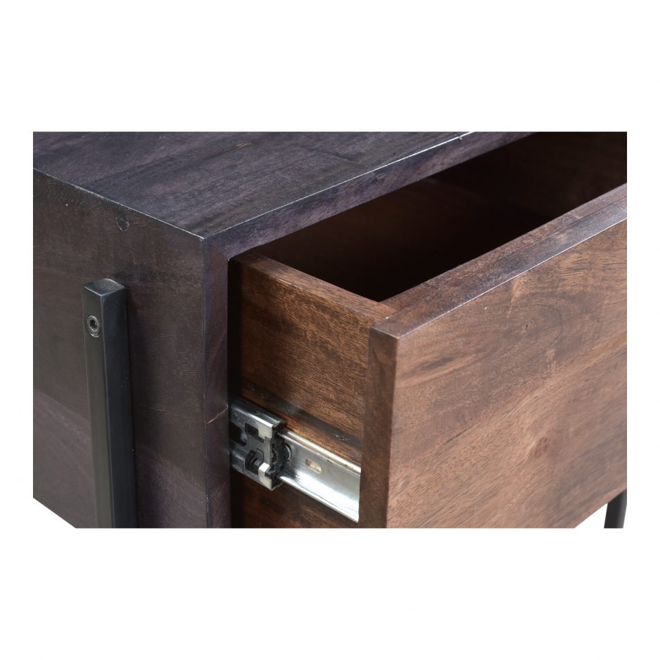 Tobin Side Table - Light Brown by Moe's Home at Eve Furniture