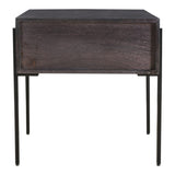 Tobin Side Table - Light Brown by Moe's Home at Eve Furniture