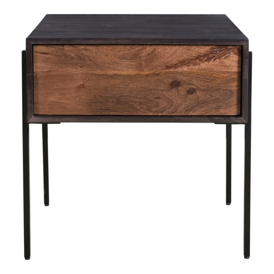 Tobin Side Table - Light Brown by Moe's Home at Eve Furniture