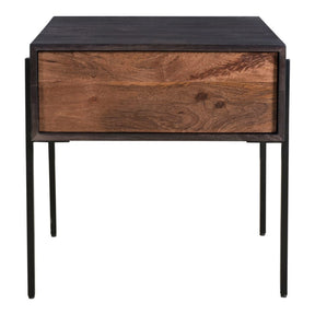 Tobin Side Table - Light Brown by Moe's Home at Eve Furniture