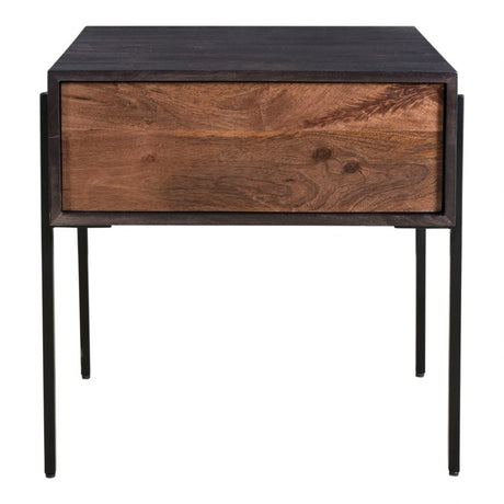 Tobin Side Table - Light Brown by Moe's Home at Eve Furniture