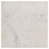 Tobin White and Black Square Marble Top End Table by Coaster at Eve Furniture