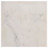 Tobin White and Black Square Marble Top End Table by Coaster at Eve Furniture