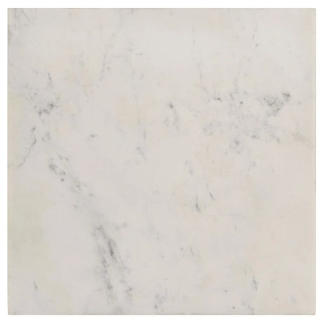 Tobin White and Black Square Marble Top End Table by Coaster at Eve Furniture