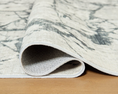 Tobinbury Gray Washable Large Rug by Ashley at Eve Furniture