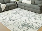 Tobinbury Gray Washable Large Rug by Ashley at Eve Furniture