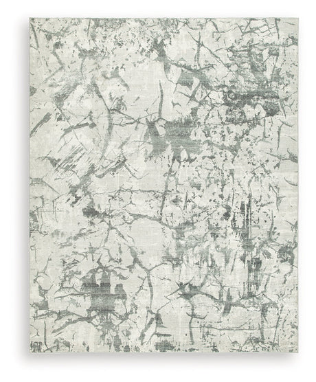 Tobinbury Gray Washable Large Rug by Ashley at Eve Furniture