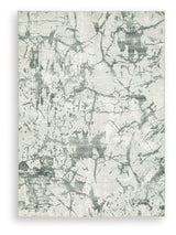 Tobinbury Gray Washable Medium Rug by Ashley at Eve Furniture