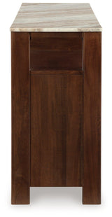 Tobinville Dark Brown Accent Cabinet by Ashley at Eve Furniture