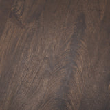 Todd Dark Brown Wood W/ Metal Legs Side Table by Mercana at Eve Furniture