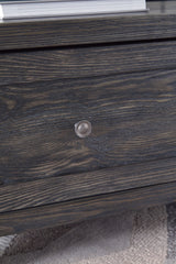 Todoe Coffee Table with 2 End Tables in Dark Gray by Ashley at Eve Furniture