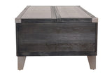 Todoe Dark Gray Coffee Table with Lift Top by Ashley at Eve Furniture