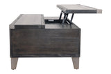 Todoe Dark Gray Coffee Table with Lift Top by Ashley at Eve Furniture