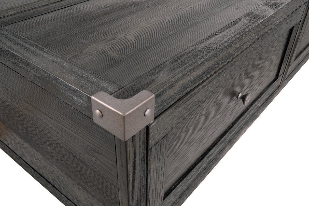 Todoe Dark Gray Coffee Table with Lift Top by Ashley at Eve Furniture