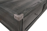 Todoe Dark Gray Coffee Table with Lift Top by Ashley at Eve Furniture