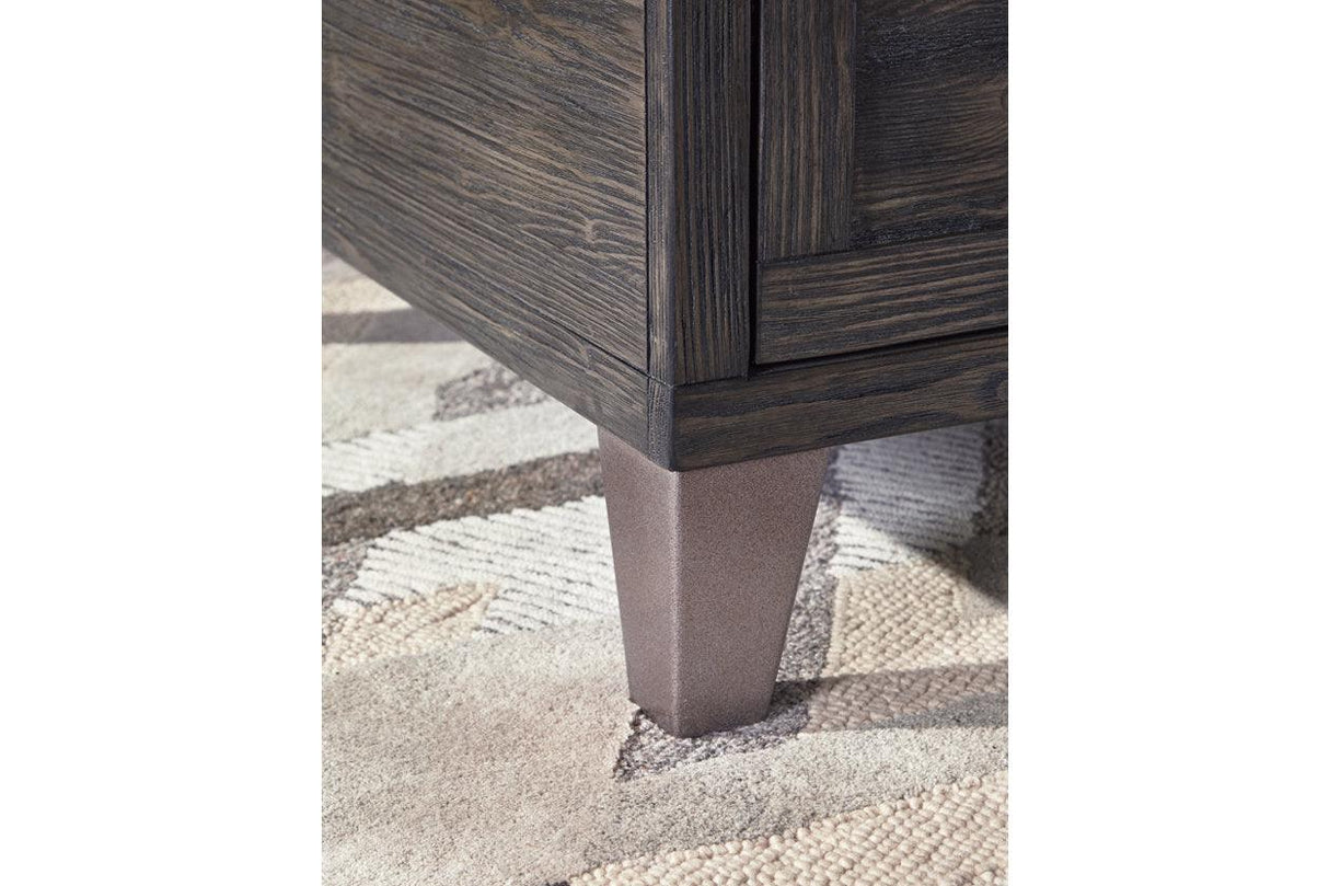 Todoe Dark Gray Coffee Table with Lift Top by Ashley at Eve Furniture