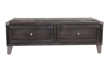 Todoe Dark Gray Coffee Table with Lift Top by Ashley at Eve Furniture