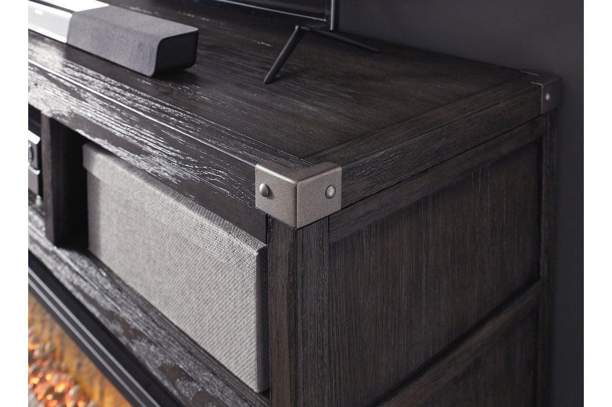 Todoe Gray 65" TV Stand by Ashley at Eve Furniture